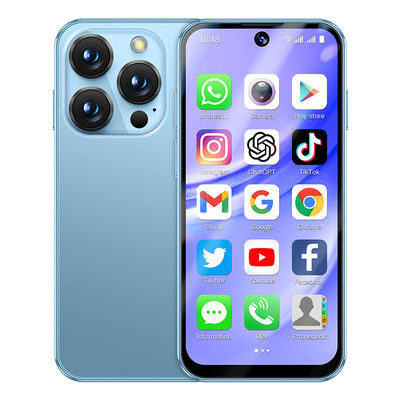 4G 3.88'MT6762 듀얼 심 5MP 카메라 와이파이 FM 블루투스 C형 지문 안드로이드 미니 스마트폰