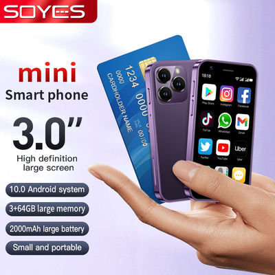 좋은 가격 쿼드 코어 4G 미니 스마트폰 3+32GB XS16 안드로이드 10.0 3인치 화면 스마트폰 온라인으로
