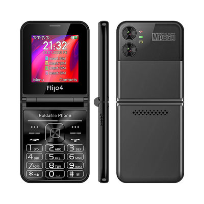좋은 가격 F265 2.55'' 4 SIM 카드 플립 키보드 휴대 전화 1400mAh 카메라 FM 라디오 2G 기능 온라인으로