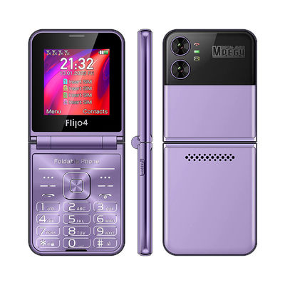 좋은 가격 노인 F265 2.55' 4 SIM 카드 플립 버튼 전화 1400mAh 카메라 블루투스 FM 라디오 2G 온라인으로