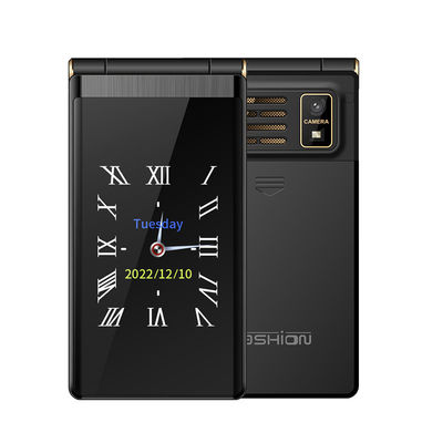 좋은 가격 예미 M1 GSM 2G 듀얼 심 듀얼 스크린 접는 전화 MTK 마이크로 USB 2.8 인치 온라인으로