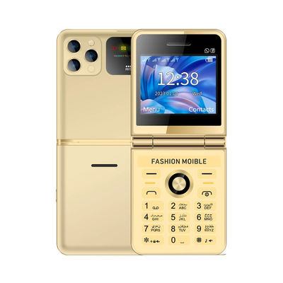 LED 손전등 슈퍼 얇은 기능 전화 P20 접이식 2.4' 'HD 화면 4 SIM 다이얼 블루투스