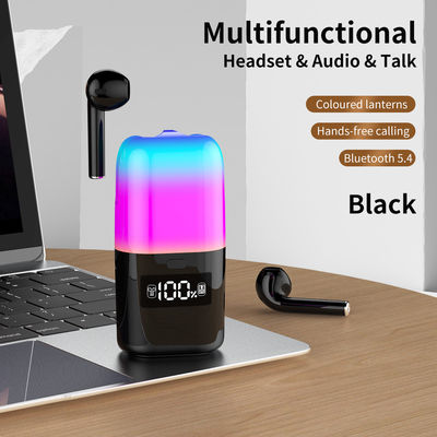 좋은 가격 500mAH 배터리 용량 TWS 에어폰 블루투스5.0 스피커 LED 라이트와 3 일 사용 시간 음악 플레이어 온라인으로