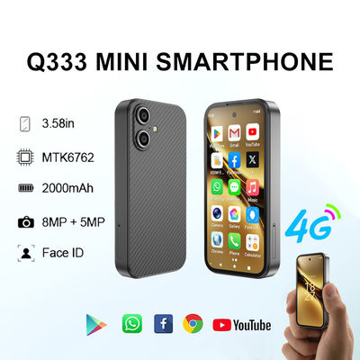 좋은 가격 안드로이드 12.0 운영 체제 SOYES Q333 4+64GB 스마트폰 와이파이 2.4G/5G 페이스 ID 4G LTE 타입-C OTG 3.58' 화면 온라인으로