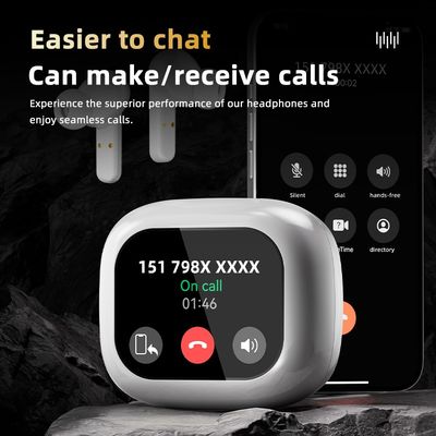 좋은 가격 WT-7 블루투스 5.4 무선 인이어 ENC 이어버드 마이크 포함 신형 풀 터치 스크린 헤드폰 ANC 온라인으로