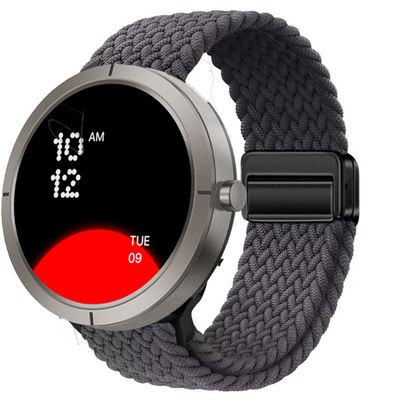 좋은 가격 DM76 아웃도어 스포츠 스마트 워치 GPS 울트라 슬림 1.32인치 AMOLED BT 통화 50M 방수 나침반 심박수 Reloj 스마트워치 온라인으로