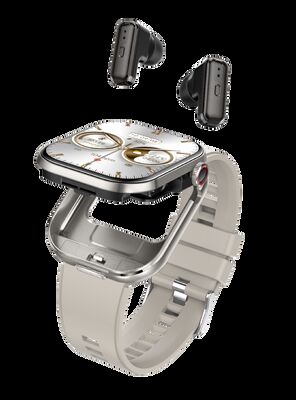 T99 TWS 스마트 워치 무선 이어버드 BT5.0 블루투스 통화 IP67 방수 300mAh