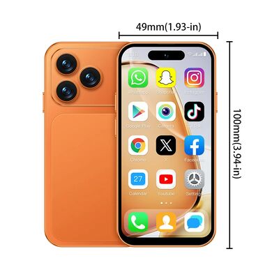 좋은 가격 2026년 신형 오렌지 A18 Pro 4.0인치 안드로이드 12.0 2000mAh 4G 듀얼 SIM 스마트폰 온라인으로