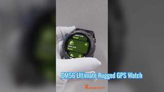 새 상품 DM56 GPS 스마트 워치 1.43인치HD AMOLED 디스플레이 멀티 GNSS 나침반, 기압계 및 고도계 5