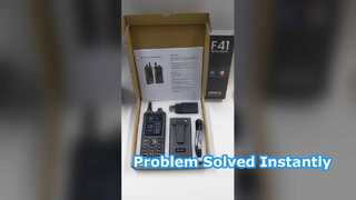 UNIWA 2.4인치 젤로 워키토키 F41 4G 스마트폰 안드로이드 8.1 전화통신 방수 PTT 46