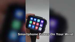VP999 Smartwatch 2.4인치 대형 AMOLED 화면 64GB 저장 GPS WiFi SIM 카드 슬롯 1500mAh 배터리 Goo